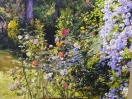 mello jardin con glicinas lilas 100x80-cm